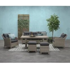 Garden Impressions Nova Lounge Stoel - Vintage Willow -VIDAXL Winkel 1000052951 0102