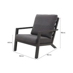 VDG Atlanta Loungestoel - Antraciet 6 VDG Atlanta Loungestoel - Antraciet -VIDAXL Winkel 1000052973 0101