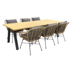 Garden Impressions Margiet Naturel/Ambassador 240x100 Cm. Tuinset 7 Garden Impressions Margiet Naturel/Ambassador 240x100 Cm. Tuinset -VIDAXL Winkel 1000053137 0101