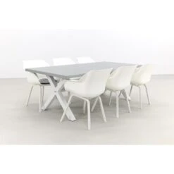 Hartman Sophie Element White/Verona White 220 Cm. Tuinset - 7-delig -VIDAXL Winkel 1000053139 0101