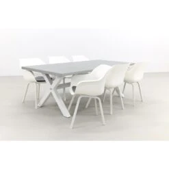 Hartman Sophie Element White/Verona White 220 Cm. Tuinset - 7-delig -VIDAXL Winkel 1000053139 0102