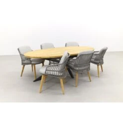 4 Seasons Sempre/Taste Prado Ellips Tuinset - 7-delig -VIDAXL Winkel 1000053180 0102