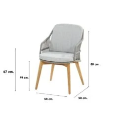 4 Seasons Sempre/Taste Prado Ellips Tuinset - 7-delig -VIDAXL Winkel 1000053180 0103