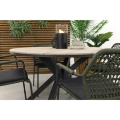 Taste Barista Groen / GI Edison 122 Cm. - Ronde Tuinset -VIDAXL Winkel 1000054195 0103