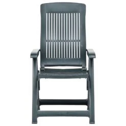 VidaXL Tuinstoelen 2 St Verstelbaar Kunststof Groen -VIDAXL Winkel 1000056517 0102