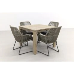 4 Seasons Ramblas/Rome Grey 100 Cm. - Tuinset 5-delig -VIDAXL Winkel 1000058228 0101