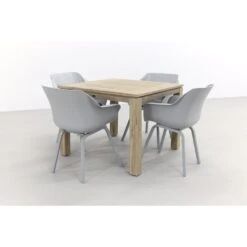 Hartman Sophie Tuinstoel Grey/Rome Grey 100 Cm. - 5-delig -VIDAXL Winkel 1000058231 0101