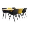 Hartman Sophie Studio Black&Yellow/Bella 220x95 Cm. - 7-delige Tuinset -VIDAXL Winkel 1000058257