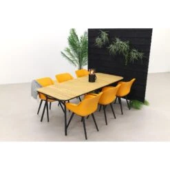 Hartman Sophie Studio Orange/Bella 220x95 Cm. - 7-delige Tuinset -VIDAXL Winkel 1000058430 0101