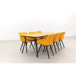 Hartman Sophie Studio Orange/Bella 220x95 Cm. - 7-delige Tuinset -VIDAXL Winkel 1000058430 0102