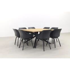 Hartman Sophie Element/Quote Teak - 140x140 Cm. - Tuinset 9-delig -VIDAXL Winkel 1000059828 0103