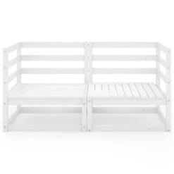 VidaXL Tuinbank 2-zits Massief Grenenhout Wit -VIDAXL Winkel 1000060797 0102