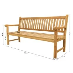 VDG Teakhouten Tuinbank Patrick - 180 Cm -VIDAXL Winkel 1000072934 0101