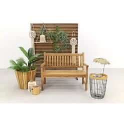 VDG Teakhouten Tuinbank Patrick - 120 Cm -VIDAXL Winkel 1000072935 0102