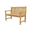 VDG Teak Houten Tuinbank Bison - 120 Cm -VIDAXL Winkel 1000072940