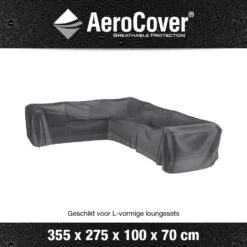Aerocover Loungesethoes L-vorm 355x275 - Links -VIDAXL Winkel 1000073218 0101