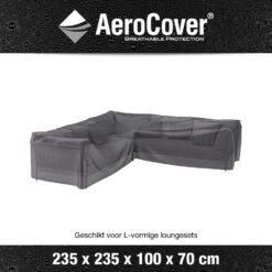 Aerocover Loungesethoes L-vorm 235x235 Cm -VIDAXL Winkel 1000073224 0101