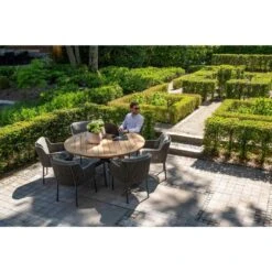 4 Seasons Bernini/Louvre 160 Cm. Rond Tuinset - 7 Delig 9 4 Seasons Bernini/Louvre 160 Cm. Rond Tuinset - 7 Delig -VIDAXL Winkel 1000074455 0103