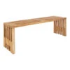 Giga Meubel Tuinbank Teakhout 140cm - 140x35x45cm - Bank Benidorm -VIDAXL Winkel 1000076429