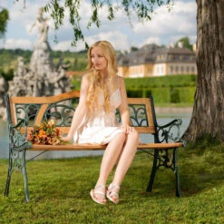 Tectake - Tuinbank Tuin Bank Tuinbankje Zitbank Gietijzer 124 Cm 8 Tectake - Tuinbank Tuin Bank Tuinbankje Zitbank Gietijzer 124 Cm -VIDAXL Winkel 1000078020 0102