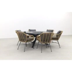 Garden Impressions Margriet Natural/Perth 150 Cm. - Ronde Tuinset 7 Garden Impressions Margriet Natural/Perth 150 Cm. - Ronde Tuinset -VIDAXL Winkel 1000084599 0101