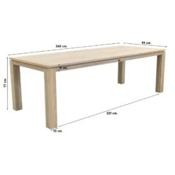 Memphis/Rome Grey 240 Cm. Verstelbare Tuinset - 7-delig -VIDAXL Winkel 1000084600 0103