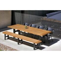 Hartman Yasmani Bank - 300x47 Cm. - Black -VIDAXL Winkel 1000084622 0102