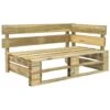 VidaXL Tuinhoekbank Pallet Hout 1 VidaXL Tuinhoekbank Pallet Hout -VIDAXL Winkel 1000084649
