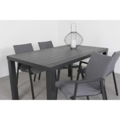 VDG Lima Antraciet/Lena 160 Cm. Tuinset - 5-delig -VIDAXL Winkel 1000084825 0102