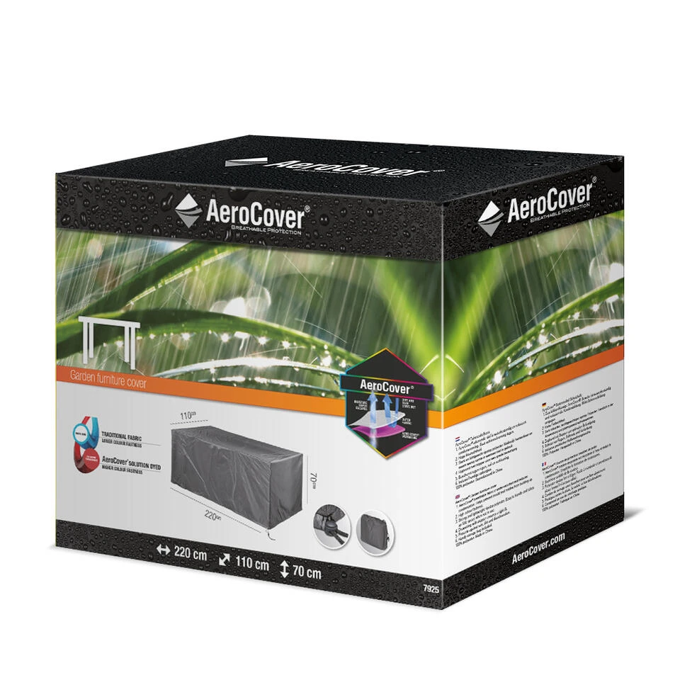 Aerocover Tuintafelhoes 220x110 Cm 5 Aerocover Tuintafelhoes 220x110 Cm - Afbeelding 3