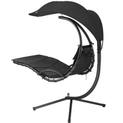 Tectake - Hangstoel Ligbed Maja - Zwart 8 Tectake - Hangstoel Ligbed Maja - Zwart -VIDAXL Winkel 1000086431 0102