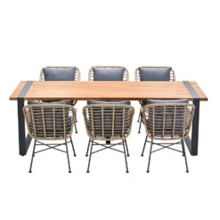 Garden Impressions Lucas - Alto Tuinset 7-delig Bruin -VIDAXL Winkel 1000088250 0102