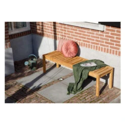 Exotan 3-Zits Tuinbankje Comfort - Teak - Naturel - 44x150x45 -VIDAXL Winkel 1000088949 0102