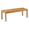 Exotan 2-Zits Tuinbankje Comfort - Teak - Naturel - 44x120x45 -VIDAXL Winkel 1000088950