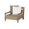 Exotan Loungestoel Tuin Kawang - Teak - Taupe - 98x103x80 -VIDAXL Winkel 1000089020