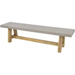 Judy Tuinbank 180cm - Hout - Grijs -VIDAXL Winkel 1000091504 0101