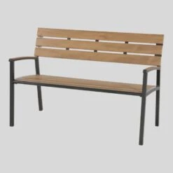 Arezzo Tuinbank 120cm - Hout - Bruin -VIDAXL Winkel 1000091506 0101