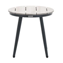 Garden Impressions Lucas Bijzettafel Ø50 - Light Teak Imowood -VIDAXL Winkel 1000091633 0103