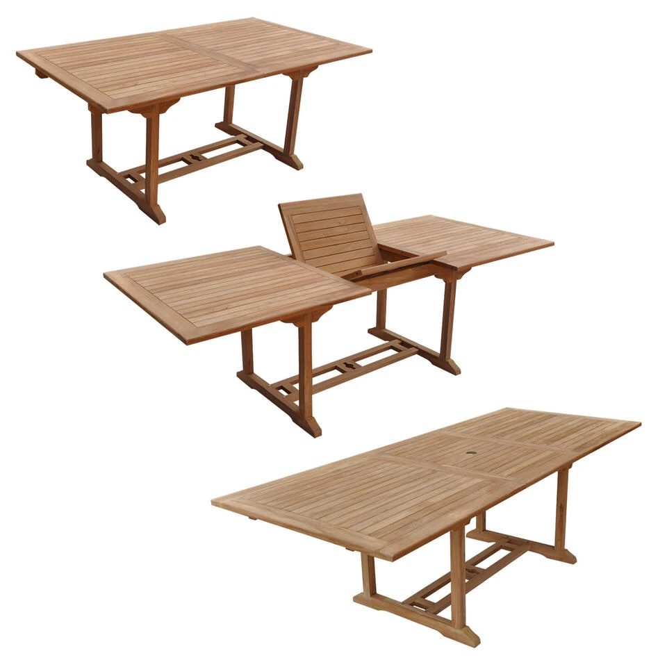 Happy Garden Buitenmeubelsets LOMBOK - Bruin - Hout 4 Happy Garden Buitenmeubelsets LOMBOK - Bruin - Hout - Afbeelding 2