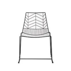 Dining Tuinstoel Millie Bewerkt Metaal Zwart - 56x59x81 Cm - Metaal - Zwart -VIDAXL Winkel 1000092417 0101