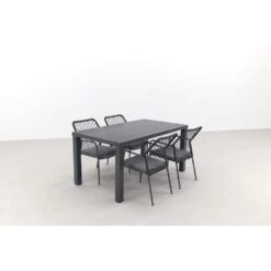 GI Dido Black/Lena 160 Cm. - Stapelbare Tuinset - 5-delig 9 GI Dido Black/Lena 160 Cm. - Stapelbare Tuinset - 5-delig -VIDAXL Winkel 1000093921 0103