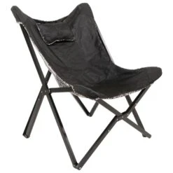 Aztec Vlinderstoel Zwart/wit - Stof - Zwart -VIDAXL Winkel 1000094343 0104