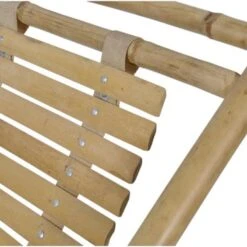 Levi Bamboe Strandstoel - Bamboe - Bruin -VIDAXL Winkel 1000094345 0102
