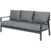 Loungebank Mai Tai - Stof - Grijs -VIDAXL Winkel 1000094346