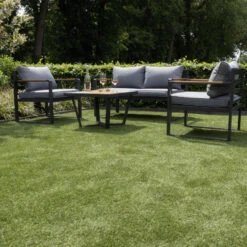 Giga Meubel Tuinset Aluminium Antraciet - 4-Delig - Set Joshua 8 Giga Meubel Tuinset Aluminium Antraciet - 4-Delig - Set Joshua -VIDAXL Winkel 1000094793 0102