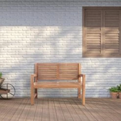 CLP Teakbank Halden 120 Cm 8 CLP Teakbank Halden 120 Cm -VIDAXL Winkel 1000095889 0102