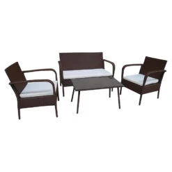 Happy Garden Buitenmeubelsets LIPARI - Bruin - Geweven Hars 7 Happy Garden Buitenmeubelsets LIPARI - Bruin - Geweven Hars -VIDAXL Winkel 1000096248 0102