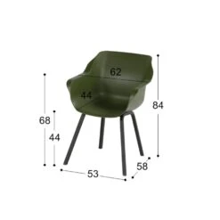 Hartman Sophie Element Dining Armstoel- Moss Groen - 2 St. 7 Hartman Sophie Element Dining Armstoel- Moss Groen - 2 St. -VIDAXL Winkel 1000096412 0101