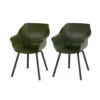 Hartman Sophie Element Dining Armstoel- Moss Groen - 2 St. -VIDAXL Winkel 1000096412