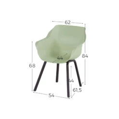 Hartman Sophie Element Dining Armstoel - French Green - 2 St. -VIDAXL Winkel 1000096416 0101